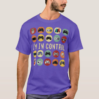 Ik ben in Control Video Games  Retro Gamer T-shirt
