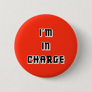 "Ik ben in de Button" Ronde Button 5,7 Cm