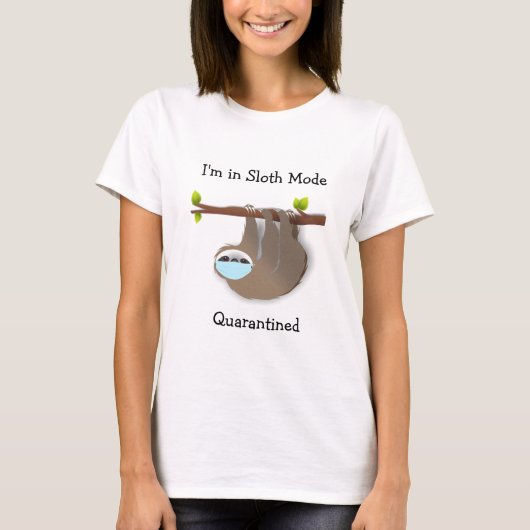 "Ik ben in de spaarstand" Bruin sleuf met medisch  T-shirt (Voorkant)