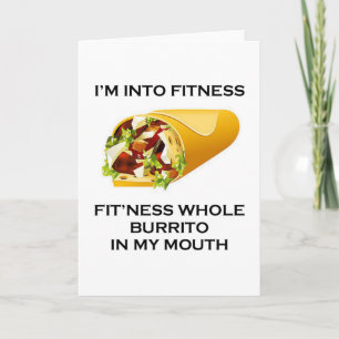 Ik ben in Fitness Burrito Kaart