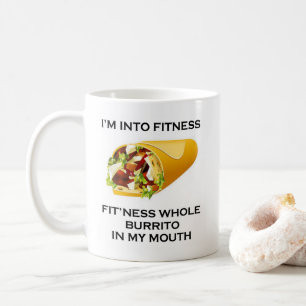 Ik ben in Fitness Burrito Koffiemok