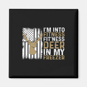 Ik ben in Fitness Deer in mijn vriesapparaat Deer Magneet