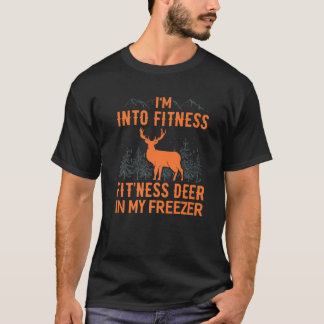 Ik ben in Fitness Deer in mijn vriesdroger T-shirt