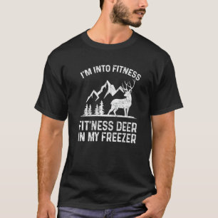 Ik ben in Fitness Deer in mijn vrieskniehoffelijkh T-shirt