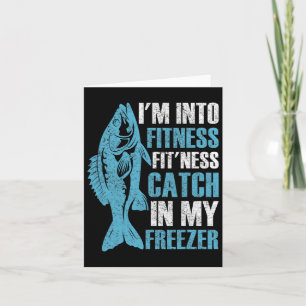 Ik ben in Fitness Funny Gevist Visser Mannen Tiene Kaart