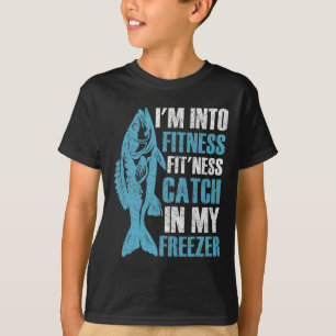 Ik ben in Fitness Funny Gevist Visser Mannen Tiene T-shirt