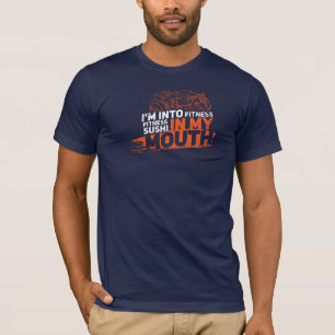 Ik ben in fitness grappige sushi foodie t-shirt