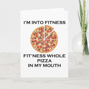 Ik ben in Fitness Pizza Kaart