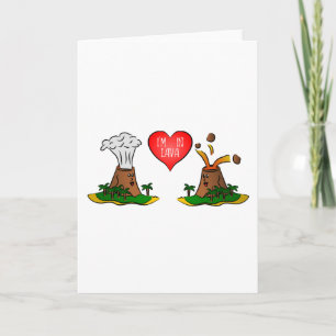 Ik ben in Lava - de Kaart van de Valentijnsdag van