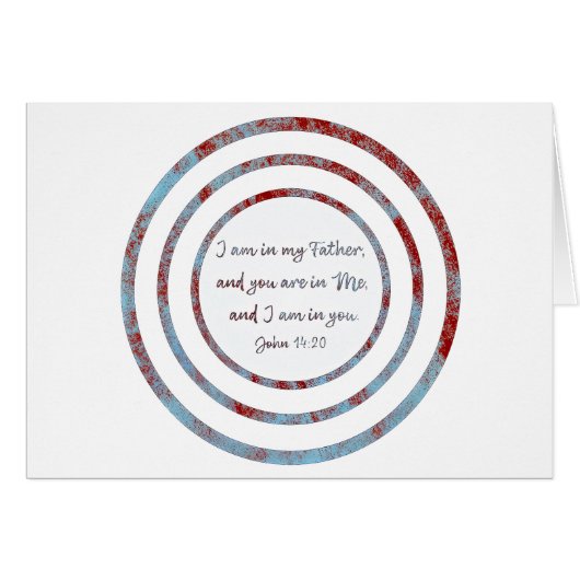 Ik ben in mijn vader Johannes 14:20 (Voorkant Horizontaal)