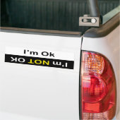 Ik ben in orde Bumpersticker (Op Truck)