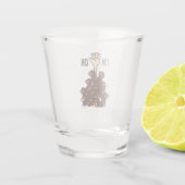 Ik ben in orde Funny Dachshund Dog Pet Eigenaar Shot Glas (Achterkant)