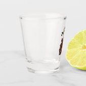 Ik ben in orde Funny Dachshund Dog Pet Eigenaar Shot Glas (Links)