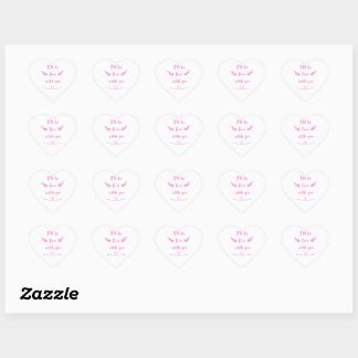 Ik ben in orde met je grappige idee voor schattige hart sticker