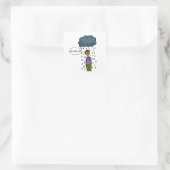 "Ik ben in orde" Sticker (Tas)