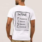 Ik ben in orde t-shirt (Achterkant)