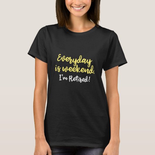 Ik ben in rust. t-shirt (Voorkant)