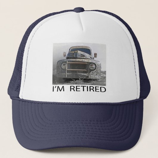 Ik ben in rust trucker pet (Voorkant)
