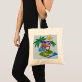 Ik ben in ruste. Elke dag is zaterdag. Tote Bag (Voorkant (product))