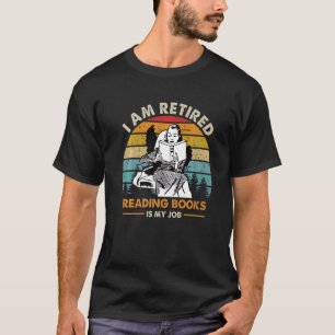 Ik ben in ruste leesboeken mijn boek dat E leest T-shirt