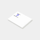 Ik ben in ruste... welke dag is het? post-it® notes (Schuin)