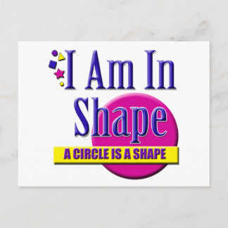 Ik ben in Shape "Fitness" Slogan Briefkaart