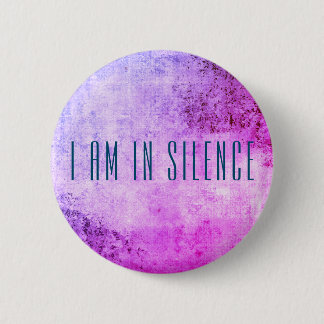 Ik ben in Silence Meditation Button voor Retreat