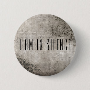 Ik ben in Silence Meditation Button voor Retreat