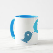 "Ik ben #in" - Twitter & LinkedIn Mok (Voorkant links)