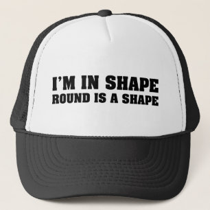 Ik Ben In Vorm Rond Is Een Vorm Trucker Pet