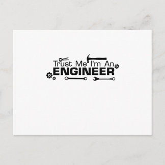 Ik ben ingenieur, cadeau voor ingenieur briefkaart