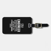 Ik ben ingenieur - Engineering Funny Bagagelabel (Voorkant horizontaal)