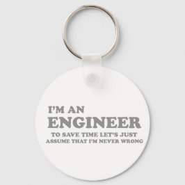 Ik ben ingenieur sleutelhanger