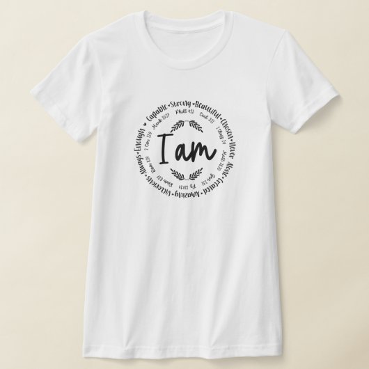 Ik ben Inspirerend Christelijk T-shirt (Laagn)