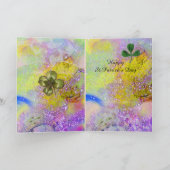 IK BEN IRISH/BABY,RABBIT,LEPRECHAUN PET KAART (Binnen)