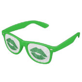 Ik ben Irish Fun Green St Patrick's Day Retro Zonnebril (Gekanteld)