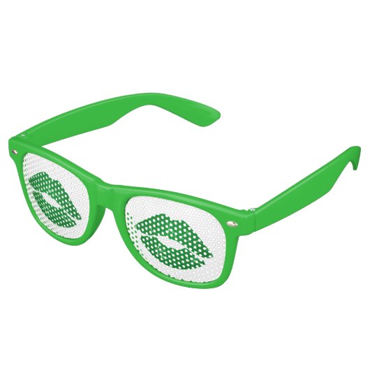 Ik ben Irish Fun Green St Patrick's Day Retro Zonnebril (Gekanteld)