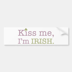 Ik ben Irish St. Patrick's Day Bumpersticker