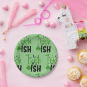 Ik ben Irish St. Patrick's Day Papieren Bordje (Feest)