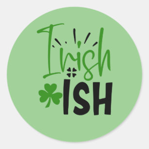 Ik ben Irish St. Patrick's Day Ronde Sticker