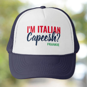Ik ben Italiaan, Capeesh? Persoonlijke Trucker Hat Trucker Pet