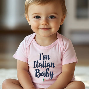 "Ik ben Italiaans Baby" Grappige Italiaanse Trots Romper