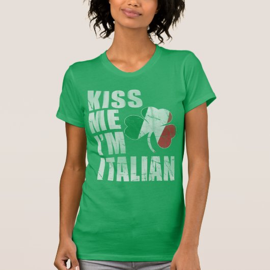 Ik ben Italiaanse St. Patrick's Day T-shirt (Voorkant)