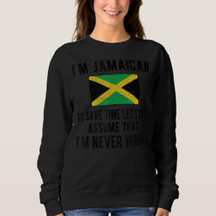 Ik ben Jamaicaanse vlag Jamaica Jamaicaanse roots Trui