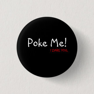 Ik ben je gek geworden. ronde button 3,2 cm