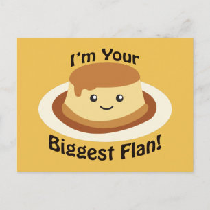Ik ben je grootste Flan. Briefkaart
