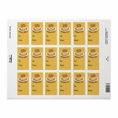 Ik ben je grootste Flan. Etiket (Full Sheet)