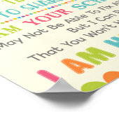 Ik ben je schoolverpleegster poster (Hoek)