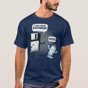 Ik ben je vader Floppy Disk USB Grappig shirt