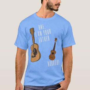 Ik ben je vader Funny Ukulele Guitar 2978 T-shirt